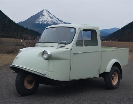 DaihatsuMidget,  photo background, motor vehicle