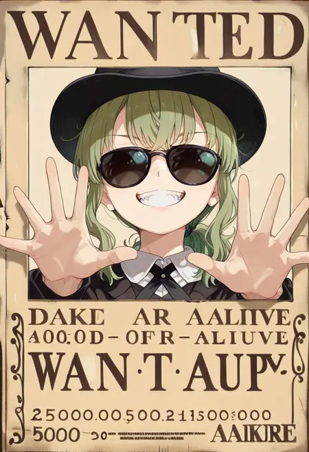 Wanted Poster (手配書)｜IL・SDXL