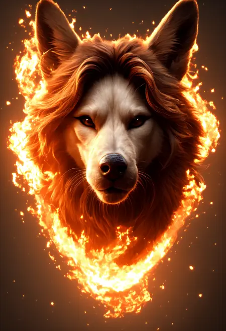 Fire portrait lora
