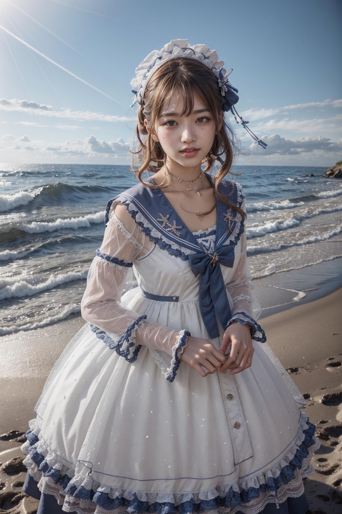 【浅海星辰】Dress No.11 White Dress image by feetie