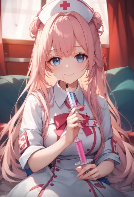 Girl holding syringe + Pills for PonyXL