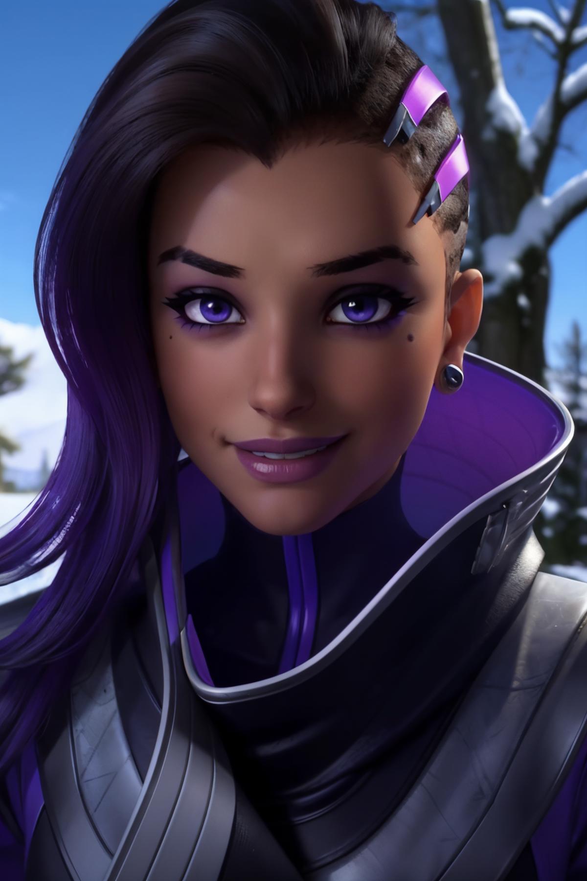 OVERWATCH - sombra - CG like image by wikkitikki