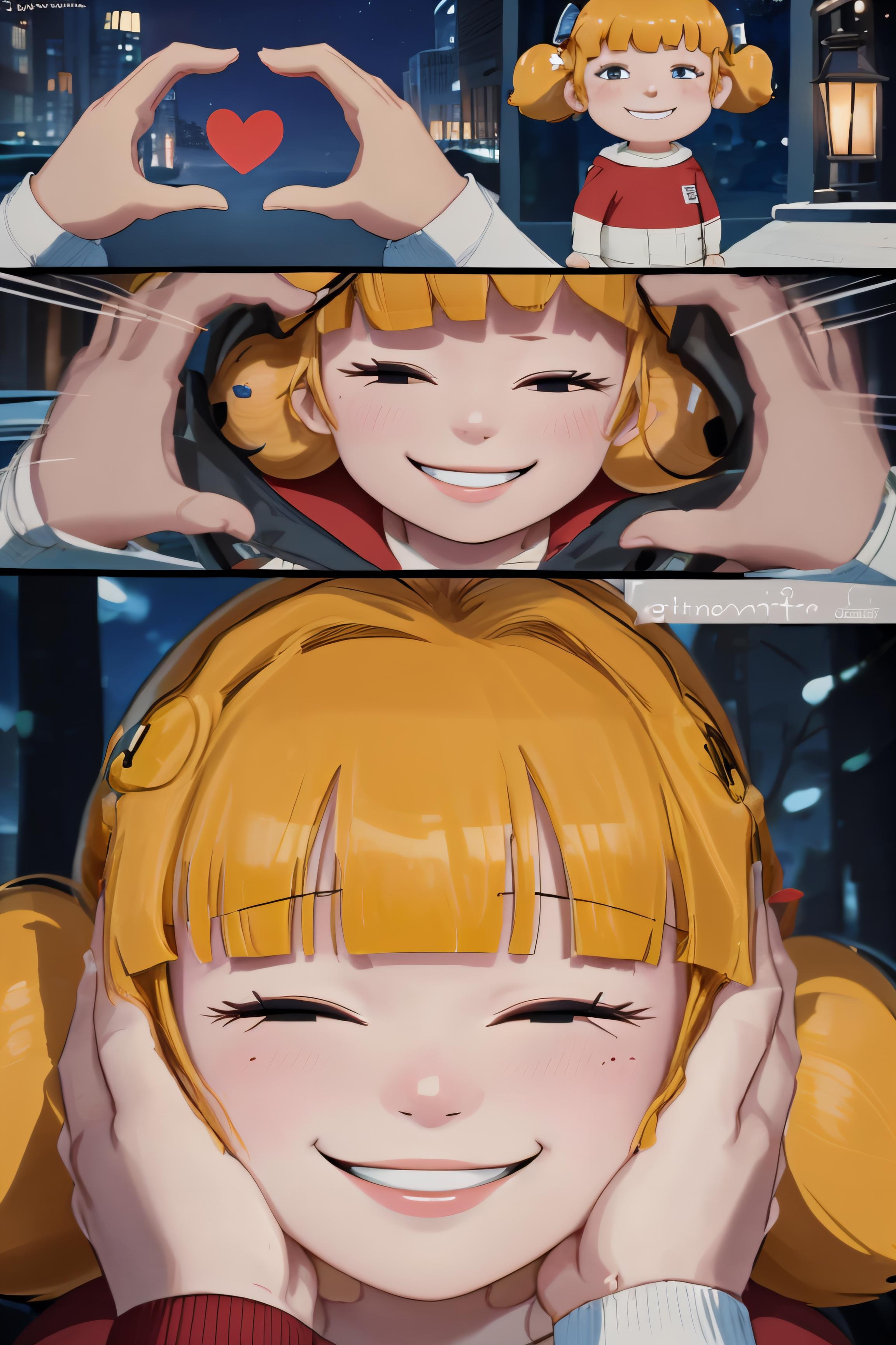 Anya's Heh Face Meme | Concept LoRA image by anothercivitaiaccount