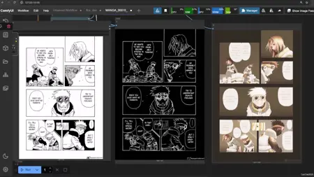 Can Flux Color Manga? ComfyUI ControlNet for Flux (Manga Coloring Workflow)
