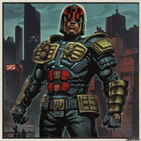 Judge Dredd Comic Style v2.0