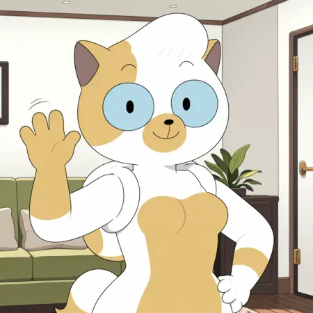 Cake the Cat Season 2 Episode 1 Anthro Look (Adventure Time: Fionna and Cake)