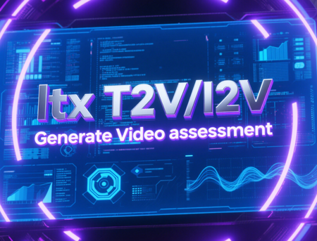 ltx T2V/I2V Generate Video assessment workflow I2V