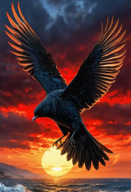 <lora:md2034:0.5> awe inspiring, interest arousing
poster_\(medium\), Full length, 2 meters distance away, distance shot, full body, whole body, perfect photograph, vivid detail, (( The blackbirds, they fell in thousands from the sky
The red wings streaming down from the higher seas
Deflected by the ground
They crowned the sun
They crowned the sun (they crowned the sun)
They crowned the sun (they crowned the sun)) , emblem,(simple_background:1.3), symmetry,(no_humans:1.3),, (masterpiece:1.3), (best_quality:1.3), (ultra_detailed:1.3), 8k, extremely_clear, realism, (ultrarealistic:1.3), insane details, perfect composition, intricate details, hyperdetailed, ultra detailed, extreme detailed, highest detailed, high_detail, colorful, beautiful, hdr, photorealistic, highres, ultra_high_res, photography, aesthetic, extremely_delicate,