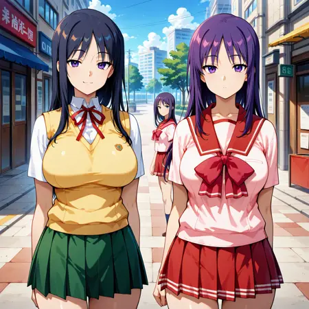 来栖川姉妹(来栖川芹香・綾香)Kurusugawa sisters (Serika,Ayaka)ToHeart