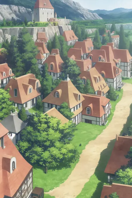 Kono Subarashii Sekai ni Bakuen wo! / この素晴らしい世界に爆焔を! (complete pack) - backgrounds (willage)