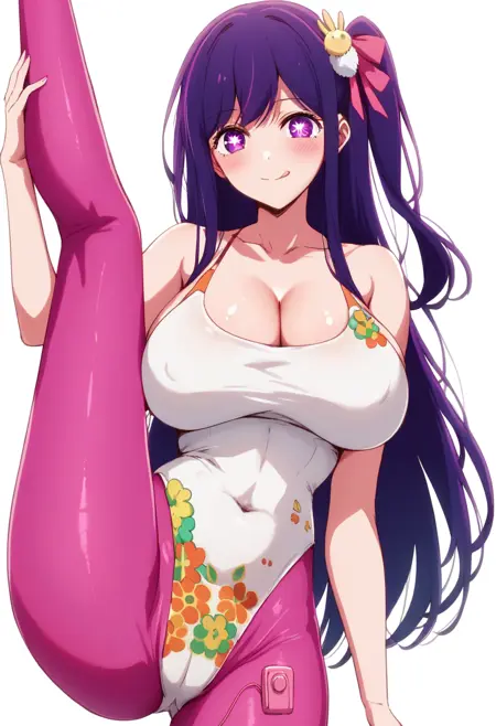 takanashi_kiara_(fever_night) highleg leotard [pony, ill]