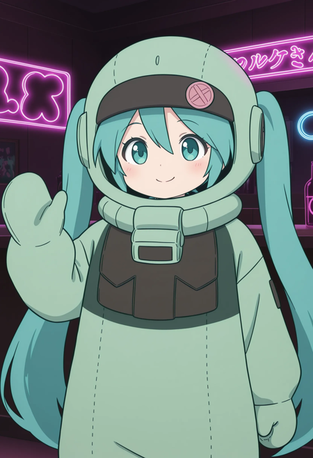 [illustrious lora] zaku-kigurumi hatsune miku (VOCALOID) / ザクぐるみ・初音ミク（VOCALOID x GUNDAM） v1.0(ill01)