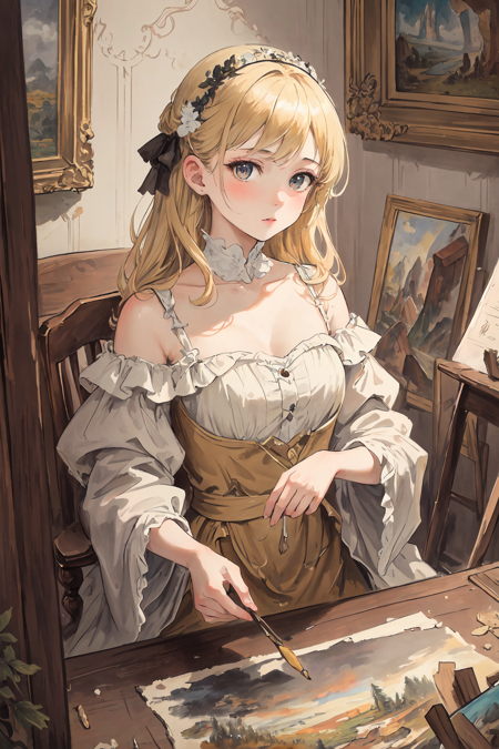 masterpiece, best quality, an extremely delicate and beautiful girl,an extremely delicate and beautiful, world masterpiece theater, ultra-detailed, highly detailed, best quality, blonde hair, highres, extremely detailed,1girl, best quality, illustration, looking at viewer, impasto, canvas, oil painting, realistic, realist ,real,