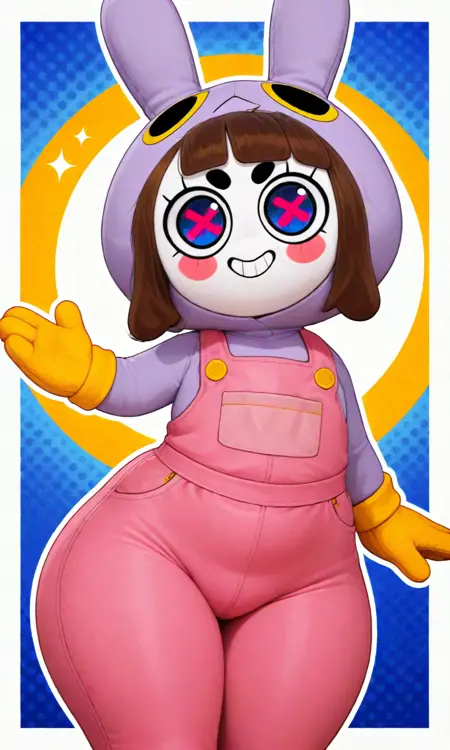 Jax-Suit Pomni plush // The Amazing Digital Circus