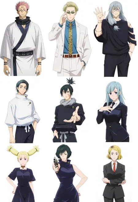 [Illustrious XL] Jujutsu Kaisen (呪術廻戦) | Character Pack + Style