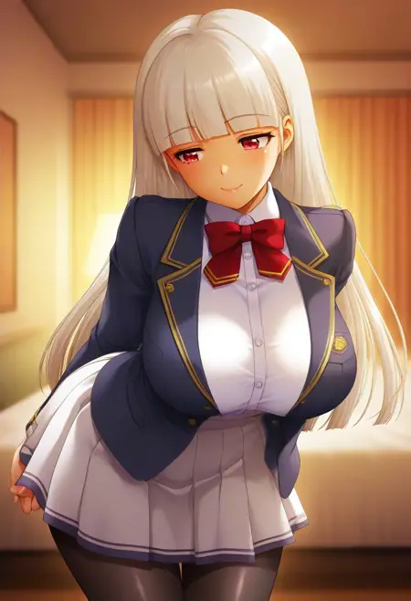 清水 まゆり(Mayuri Shimizu)隷嬢管理棟~制服少女たちの搾乳隷属記~(Illustrious)