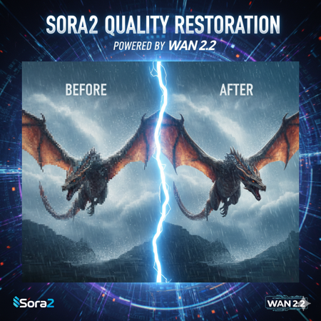 Sora2 Quality Restoration (Video image quality repair workflow) v1.0