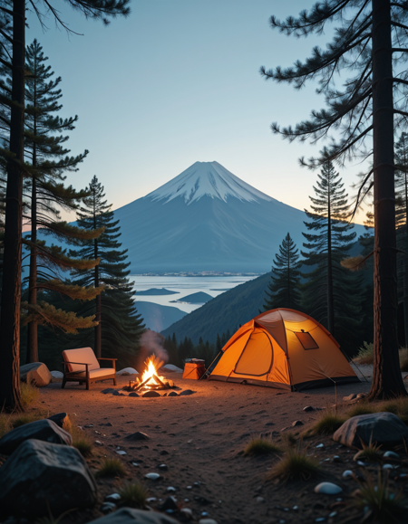POV from a quiet campsite illu v1.0