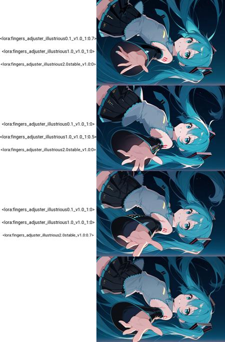 Fingers adjusters [for illustrious] illustrious 0.1base v1.0