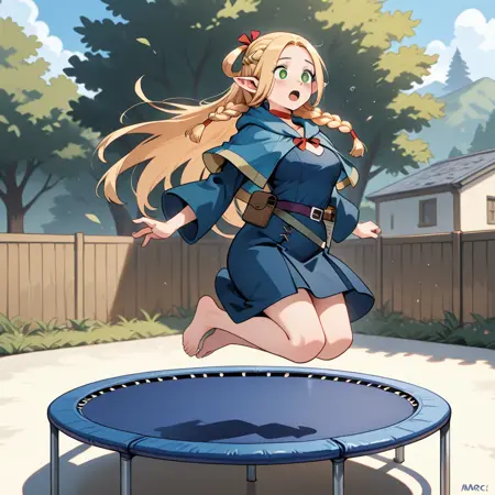 Trampoline | Jumping & Bouncing in your Backyard | [Illustrious]