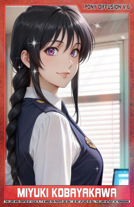 KizukiAi - Taiho Shichau zo - Kobayakawa Miyuki [Illustrious XL V.0.1] v1.0 [Pony Diffusion V.6]