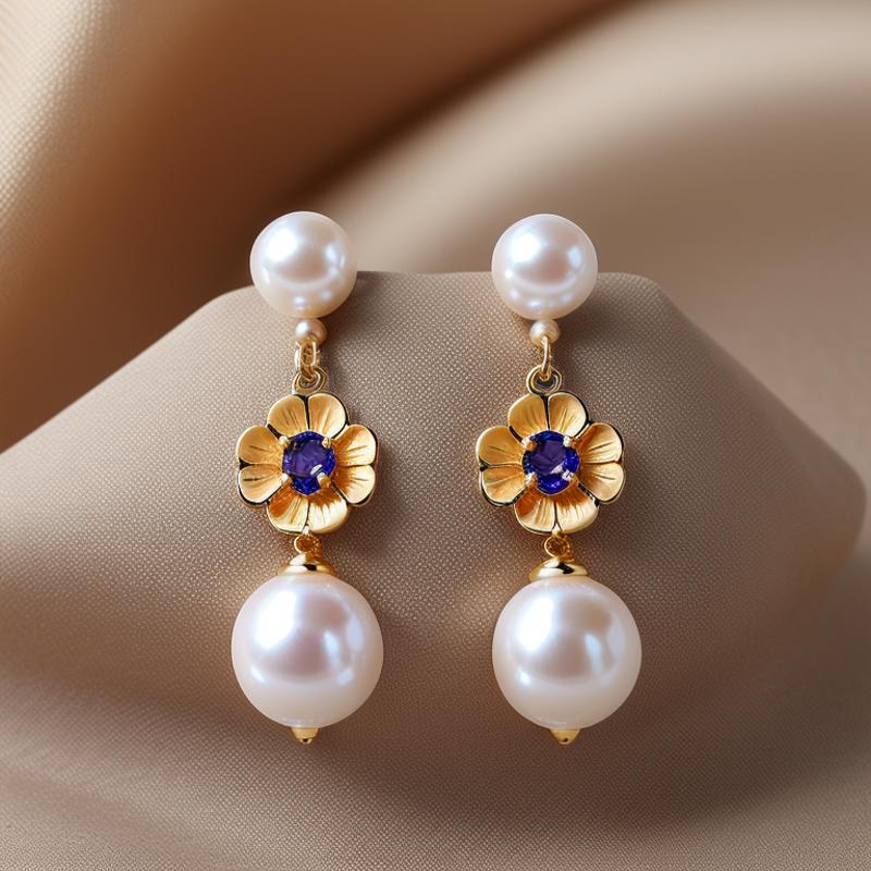 pearl earrings lora - 珍珠耳环 image by yyx0701364