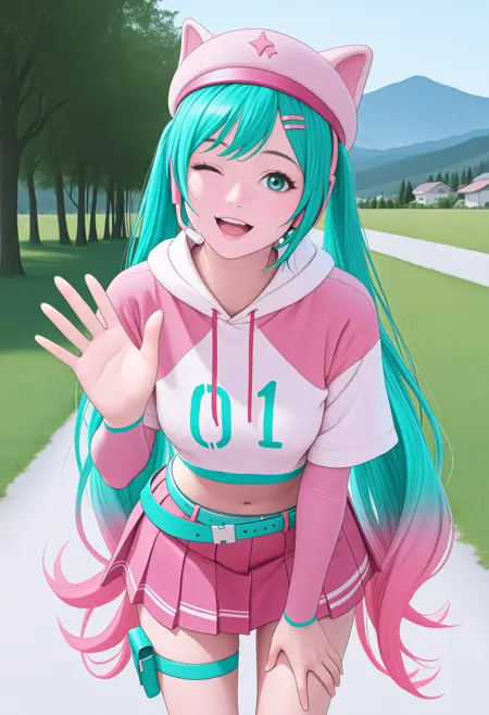 [NoobAI-XL EPS v1.1] Neko Miku | Fortnite