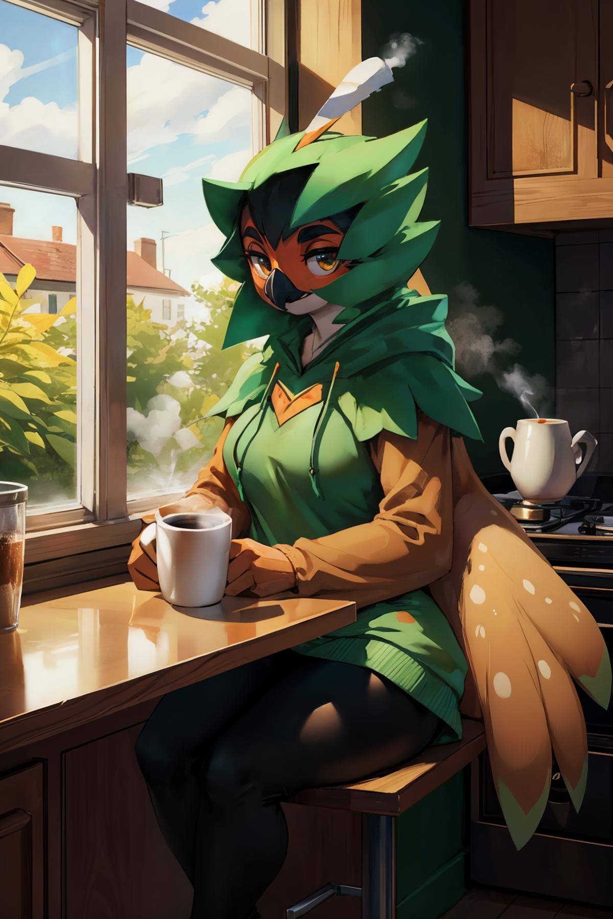 Decidueye image by wikkitikki