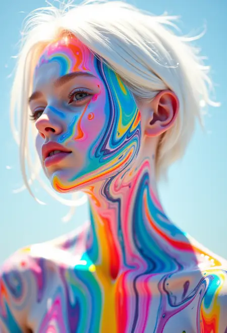 Viscous Shiny Pattern - Flux (by nymical)