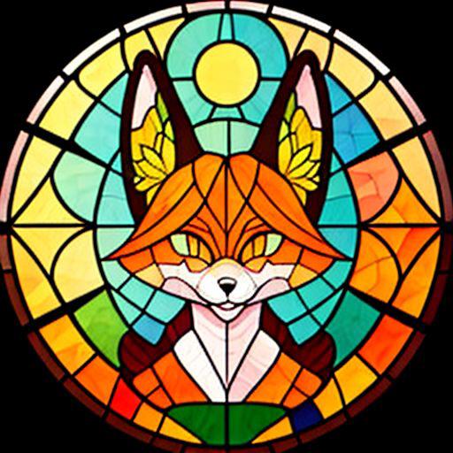 Stained glass circle image by simpledit