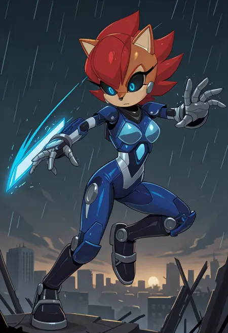 Mecha Sally - Sonic Archie Comics