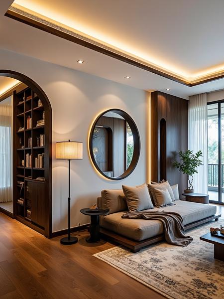 C_New Chinese-Style Home Decoration_Interior Scene Design v1.0