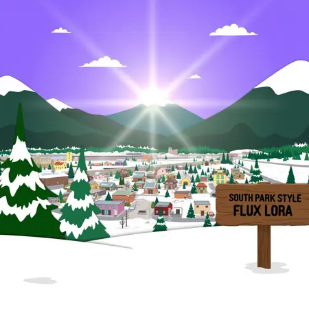South Park Style Flux LoRa