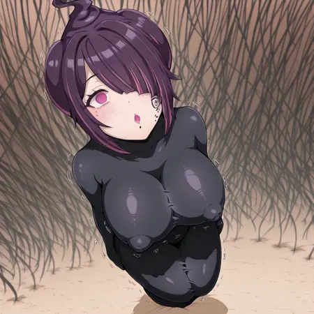 淫毛女、pubic hair woman, (さなみのすけ)