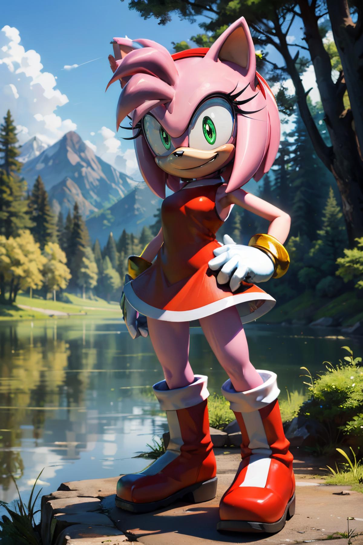 Amy Rose - Sonic the Hedgehog image by wikkitikki