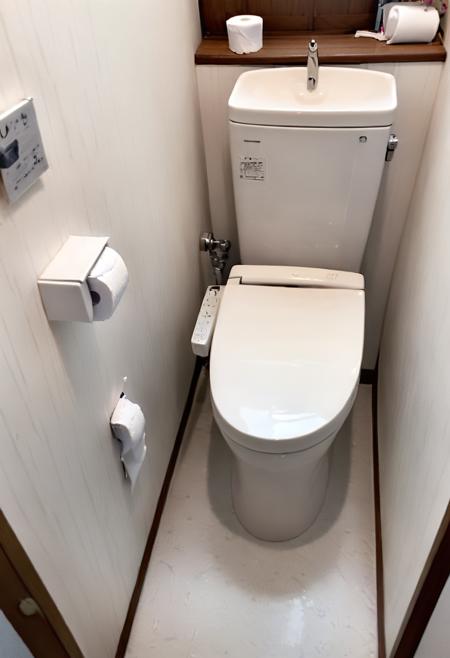 日本の住宅のトイレ Toilets in Japanese Houses SDXL SDXL_V1