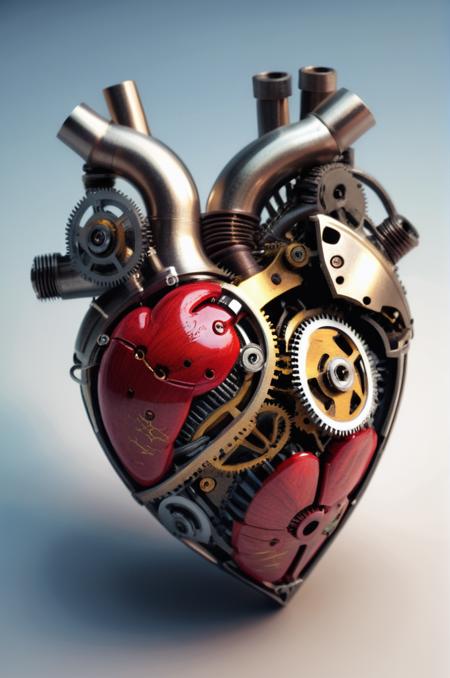 a mechanical heart, <lora:xl_more_art-full_v1:0.5>