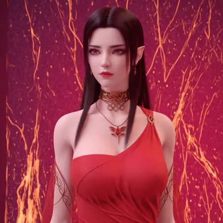 Battle Through The Heavens 斗破苍穹 - Fallen Heart Flame Medusa Cai Lin 陨落心炎 美杜莎 彩鳞