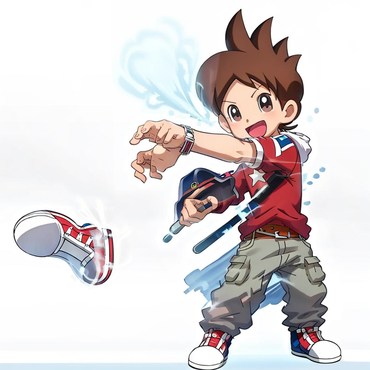 Nathan Adams/Keita Amano (Yokai Watch)   image by Steeltron2000