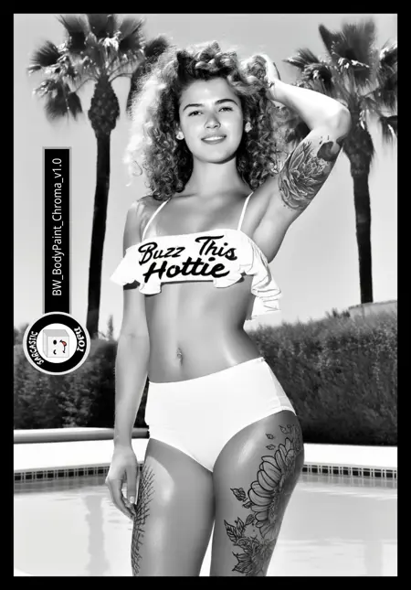 Black & White Body Paint Chroma by Sarcastic TOFU