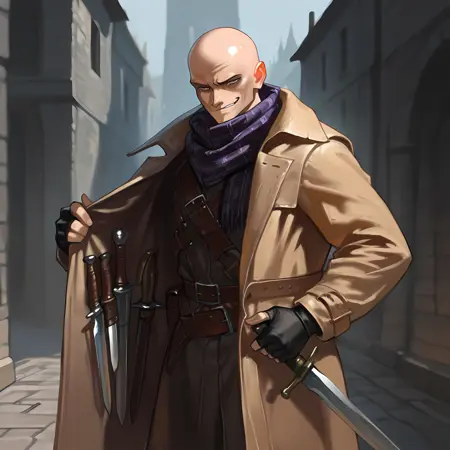 Trenchcoat Merchant - Illustrious