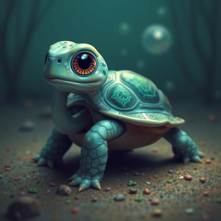 surreal squirtle