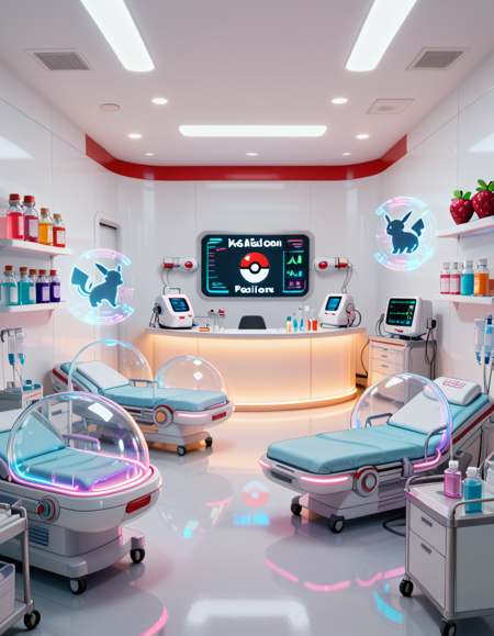 Pokemon Center infirmary pony v1.0