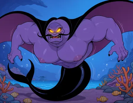 The Evil Manta - the little mermaid tv show ( Illustrious )