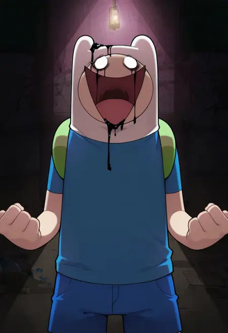 Corrupted Finn - Adventure Time/Learning With Pibby