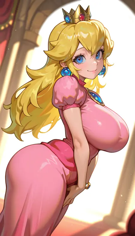 Princess Peach - Super Mario Bros (illustrious SDXL LoRA)