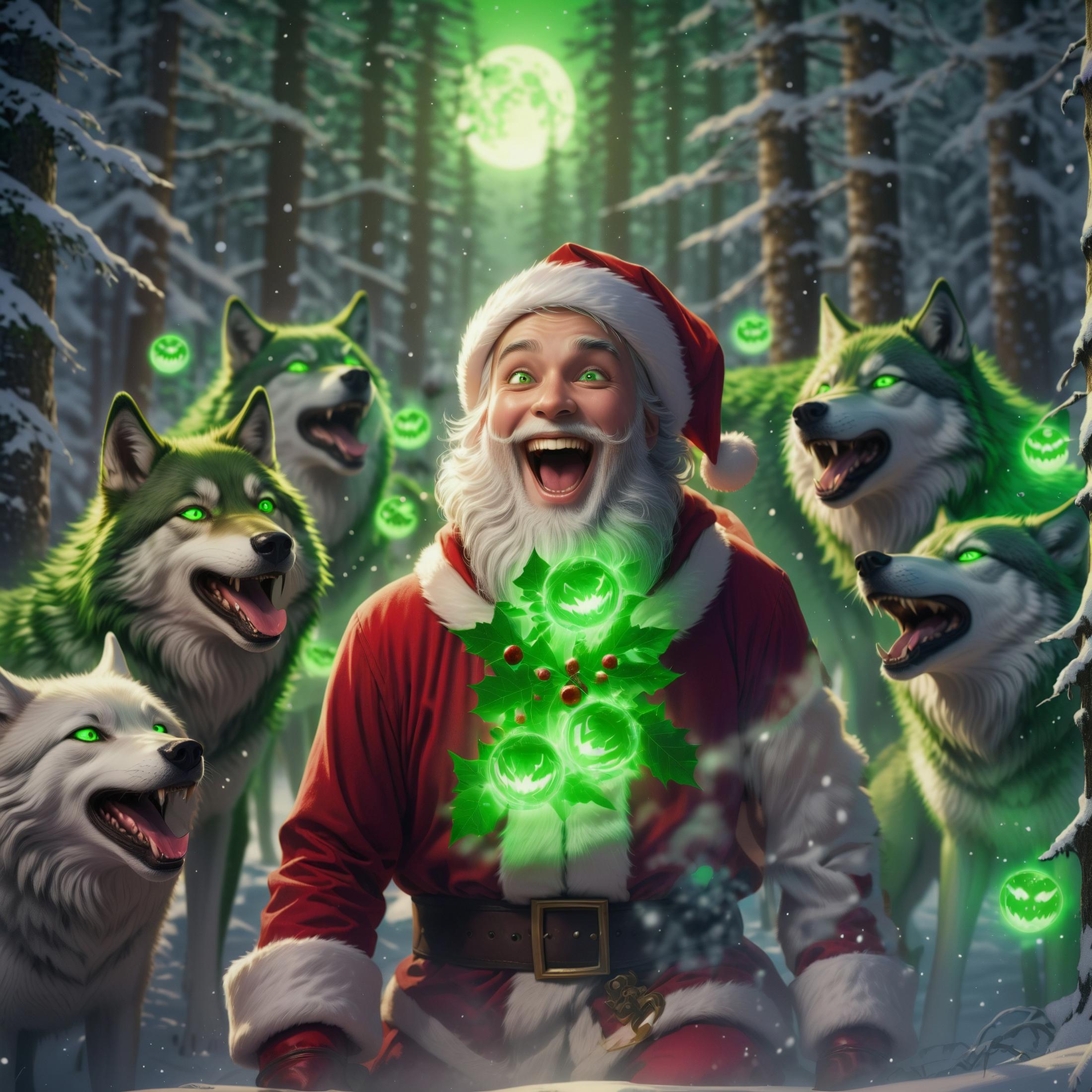 AI Overlord Santas - The Green Team LoRA image by PotatCat