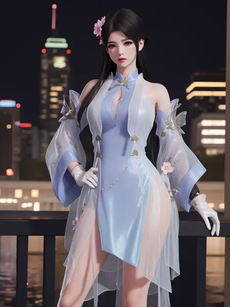 永劫无间_殷紫萍_新倩女幽魂-瑶光沐月_Naraka: Bladepoint_Ying Ziping
