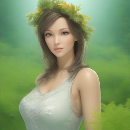 Beautiful woman, vivid, nature, detailed background, 3d <lora:3d:1.5>