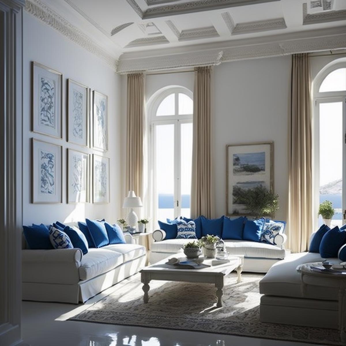 Greek style interior design image by Sa_May